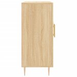 vidaXL Buffet chêne sonoma 90x34x80 cm bois d'ingénierie
