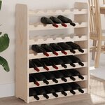 vidaXL Casier à vin 67 5x25x87 cm Bois de pin massif