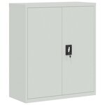 vidaXL Classeur gris clair 90x40x105 cm acier