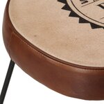 vidaXL Tabourets de bar lot de 2 marron foncé 40x29 5x53 cm