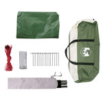 vidaXL Bâche de camping vert 460x305x210 cm imperméable