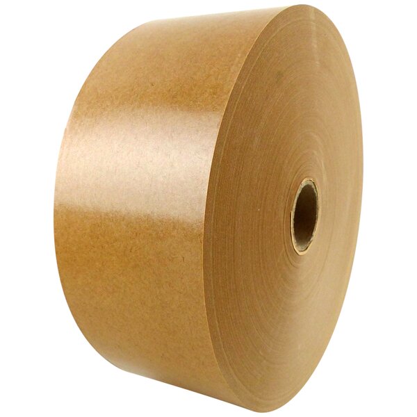 Ruban adhésif kraft gommé – 12 rouleaux 60 mm x 200 m havane – Bulteau Systems