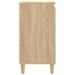 vidaXL Tables de chevet 2Pièces chêne sonoma 40x35x70cm bois d'ingénierie