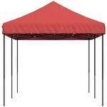 vidaXL Tente de réception pliable escamotable bordeaux 580x292x315 cm