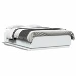 vidaXL Cadre de lit sans matelas blanc 140x200 cm