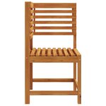 Chaise d'angle de jardin vidaXL en bois massif d'acacia