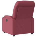 vidaXL Fauteuil inclinable Rouge bordeaux Tissu