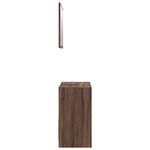 vidaXL Ensemble de meubles de salle de bain 2 Pièces Chêne marron