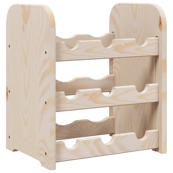 vidaXL Casier à vin 33x25x37 cm bois de pin massif