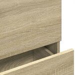vidaXL Armoire d'évier chêne sonoma 78x37x59 cm bois d'ingénierie