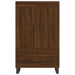vidaXL Buffet haut chêne marron 69 5x31x115 cm bois d'ingénierie
