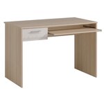 PARISOT Chambre enfant complete - Tete de lit + lit + commode + armoire + bureau - contemporain - Décor acacia clair et blanc - CHAR