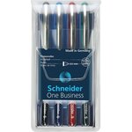 Roller à encre One Business 06 Pochette 4 assorti SCHNEIDER