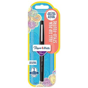 Stylo feutre Flair  blister de 1  noir Paper Mate