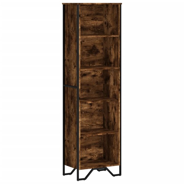 vidaXL Bibliothèque chêne fumé 50x31x169 cm bois d'ingénierie