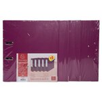 Lot De 5 Classeurs À Levier Intérieur Et Extérieur En Polypropylène - Dos De 80mm - Mécanique Prem'touch - Format À Classer A4 - Fuchsia - X 2 - Exacompta