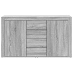 Buffet vidaXL Gris sonoma Bois d'ingénierie 120 x 36 x 69 cm