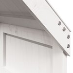 vidaXL Lit superposé sans matelas blanc 75x190 cm bois de pin massif