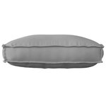 vidaXL Coussin de palette pour dossier Gris 70x40x12 cm Tissu Oxford