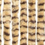 vidaXL Moustiquaire Beige et marron 56x185 cm Chenille