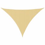 vidaXL Voile d'ombrage sable 7x5x5 m 100   polyester oxford