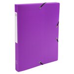 Boite De Classement Exabox Dos 25mm Polypropylène 7/10e Opak - A4 - Couleurs Assorties - X 8 - Exacompta