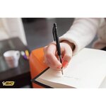 Stylo bille Rétractable M10 CLIC medium pointe moyenne 1 mm noire BIC