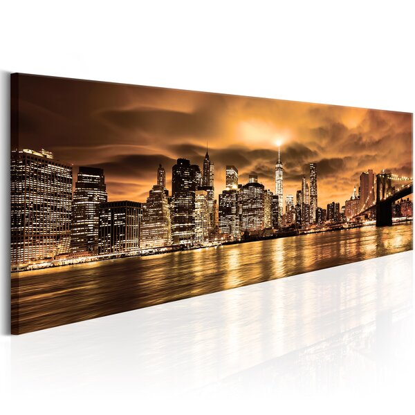 Tableau - city of the setting sun l x h en cm 135x45