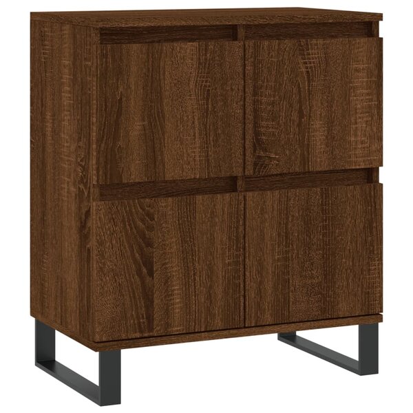 vidaXL Buffet Chêne marron 60x35x70 cm Bois d'ingénierie