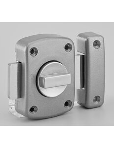 THIRARD - Verrou à bouton Alouette pour porte intérieure  50mm  acier  chromé brillant