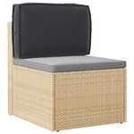 vidaXL Coussin de palette pour dossier Noir 60x40x12 cm Tissu Oxford