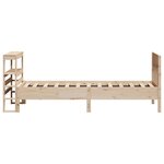 vidaXL Cadre de lit sans matelas 90x200 cm bois de pin massif