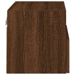 vidaXL Meubles TV muraux 2 Pièces chêne marron 40x30x30cm bois ingénierie