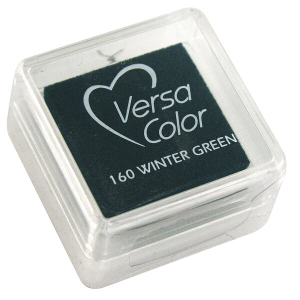 Tampon encreur "Versacolor"  vert foncé  2 5x2 5 cm