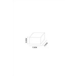 Cube de glace solaire GALIX G4470 - 1 LED - 7 cm