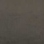 vidaXL Repose-pied Gris foncé 60x60x36 cm Velours