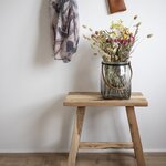Tabouret en teck BARCELONA 50 cm