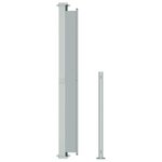 vidaXL Auvent latéral rétractable de patio 200x500 cm Gris