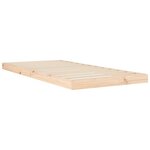 vidaXL Cadre de lit sans matelas 90x200 cm bois de pin massif