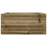 vidaXL Jardinière 50x50x23 cm bois de pin imprégné