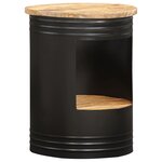 vidaXL Table basse 43x55 cm bois de manguier solide