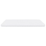 vidaXL Matelas en mousse blanc 180x220 cm 7 zones dureté 20 ILD