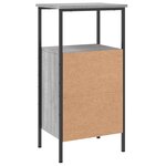 vidaXL Table de chevet sonoma gris 41x31x80 cm bois d'ingénierie