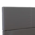 vidaXL Cadre de lit Gris Similicuir 120 x 200 cm