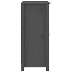vidaXL Buffets 2 Pièces gris 39x35x80 cm bois massif de pin