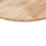 vidaXL Dessus de table rond Ø90x2 cm bois massif d'acacia