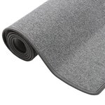 vidaXL Tapis de couloir Gris foncé 80x300 cm