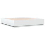 vidaXL Cadre de lit sans matelas blanc 200x200 cm
