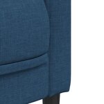 vidaXL Ensemble de canapés 2 Pièces bleu tissu