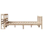 vidaXL Cadre de lit sans matelas 120x200 cm bois de pin massif